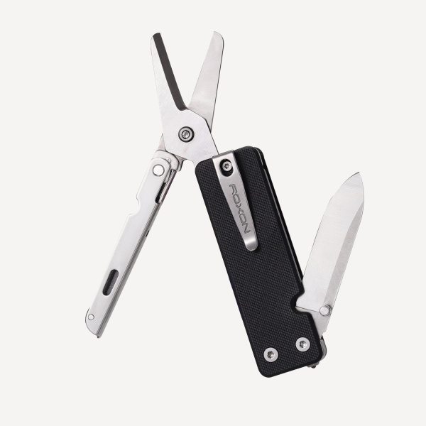 Мультитул RoXoN KS2E 13-in-1 (Сталь_D2/Черный_G-10)